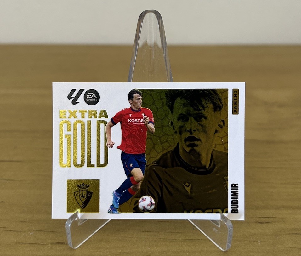 Ante Budimir Extra Gold LaLiga Este 2025-26 Panini CA Osasuna