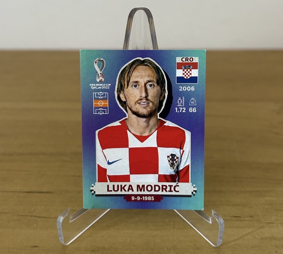 Luka Modrić Croacia sticker FIFA World Cup Qatar 2022 Panini
