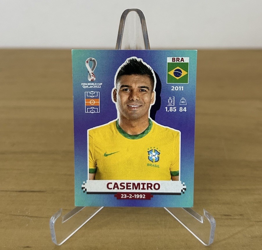 Casemiro Brasil sticker FIFA World Cup Qatar 2022 Panini