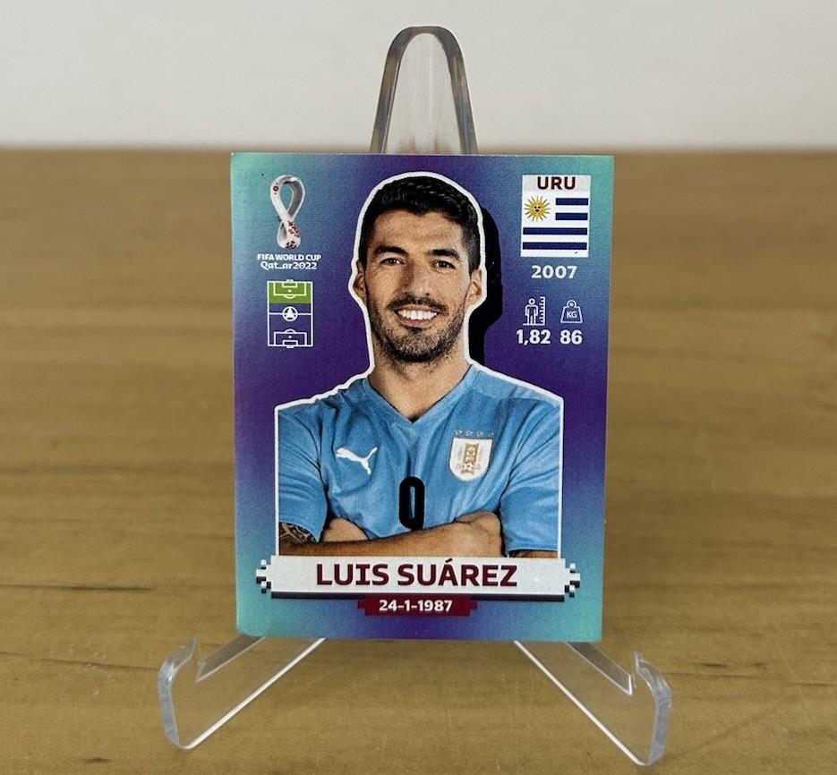 Luis Suárez Uruguay sticker FIFA World Cup Qatar 2022 Panini