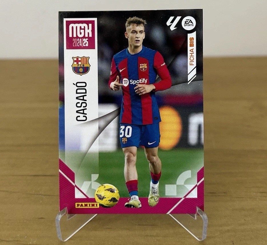 Marc Casadó ficha bis 83 rookie 3ª edición Megacracks LaLiga 2024-25 Panini