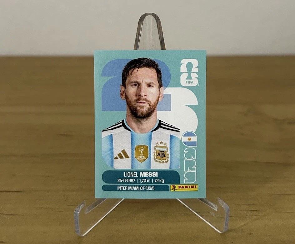 Cromo Lionel Messi 17 Argentina Panini FIFA World Cup 2026