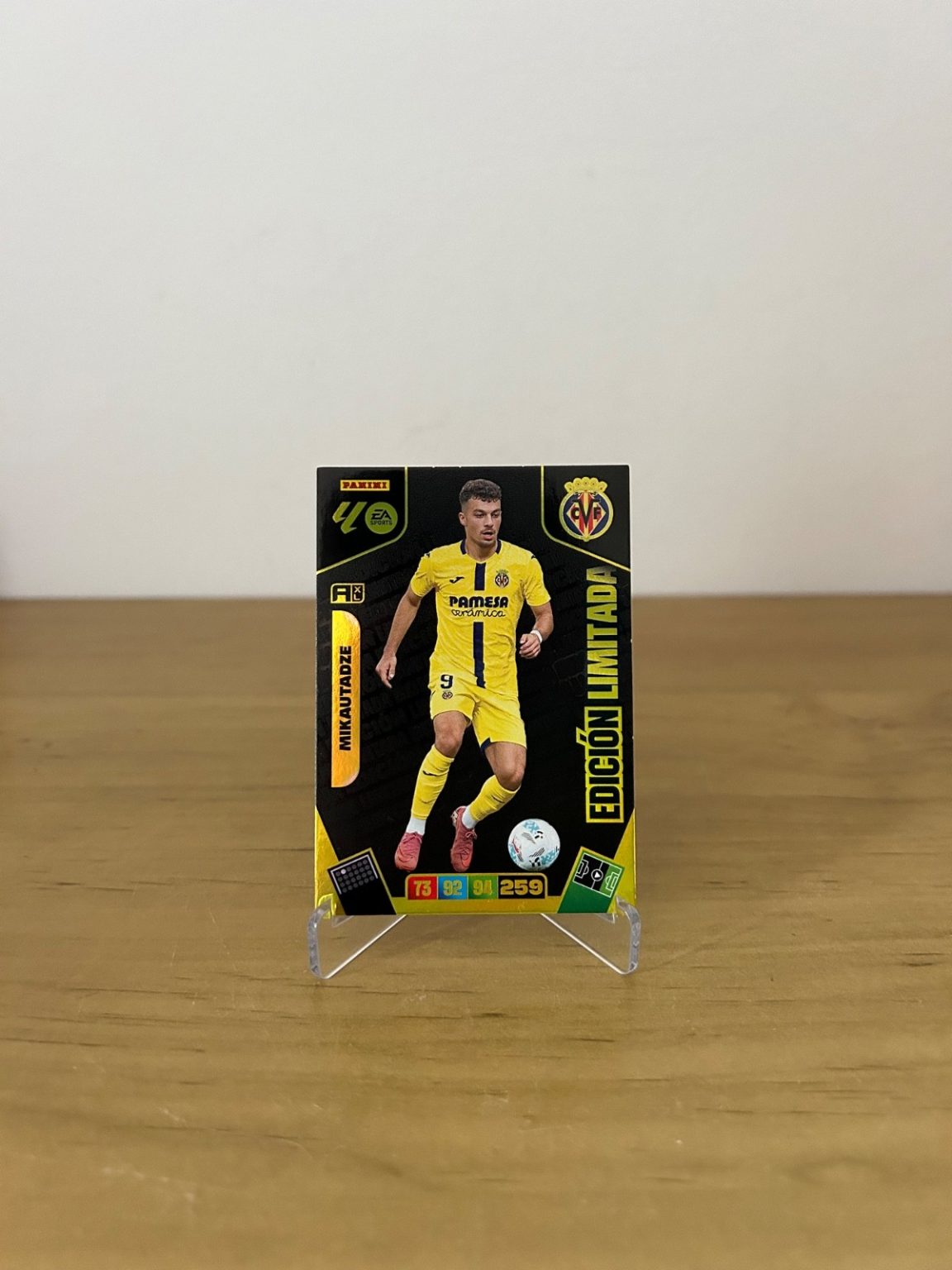 Georges Mikautadze Edición Limitada Adrenalyn XL LaLiga 2025-26 Panini Villarreal
