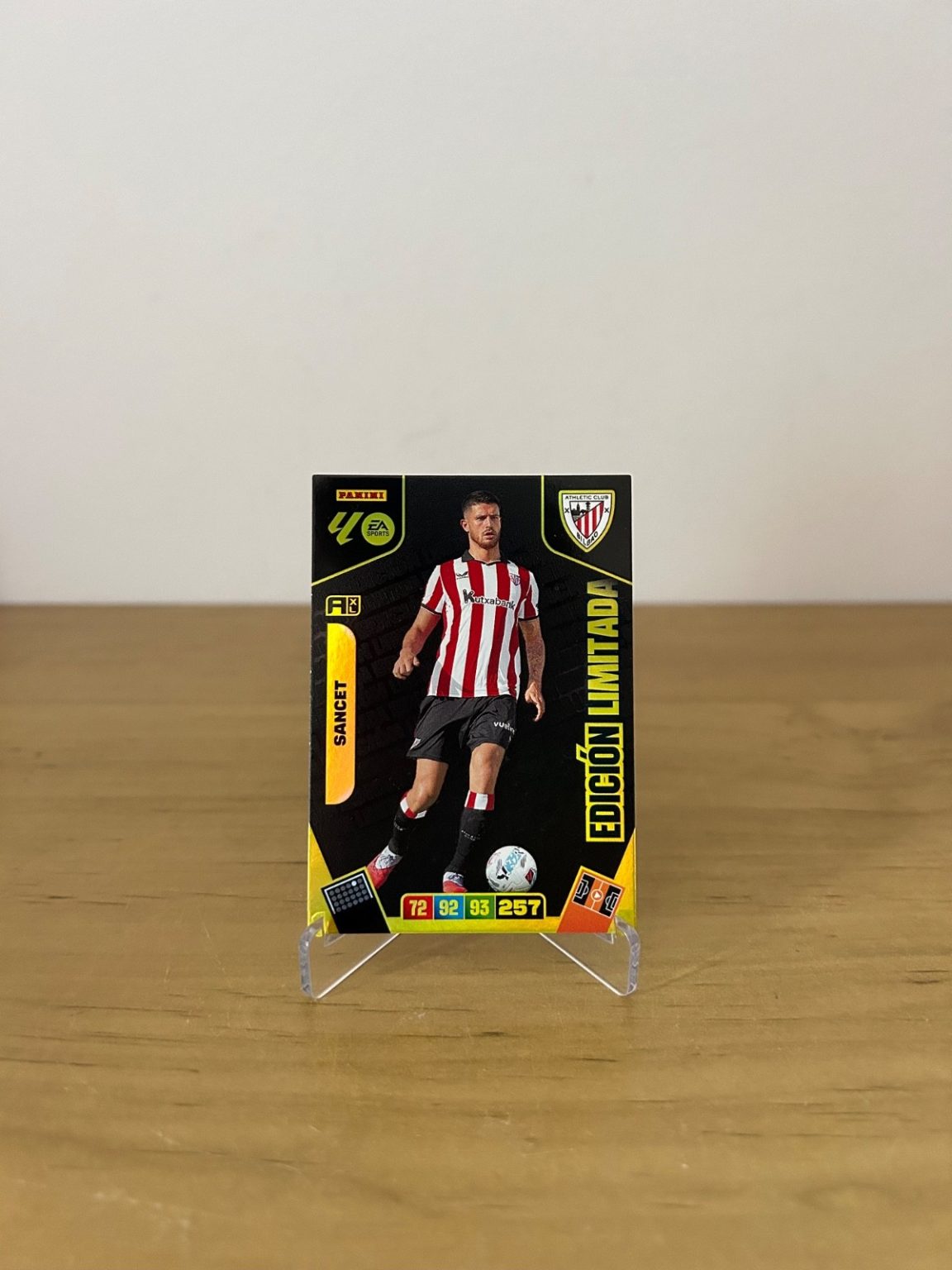 Oihan Sancet Edición Limitada Adrenalyn XL LaLiga 2025-26 Panini Athletic Club