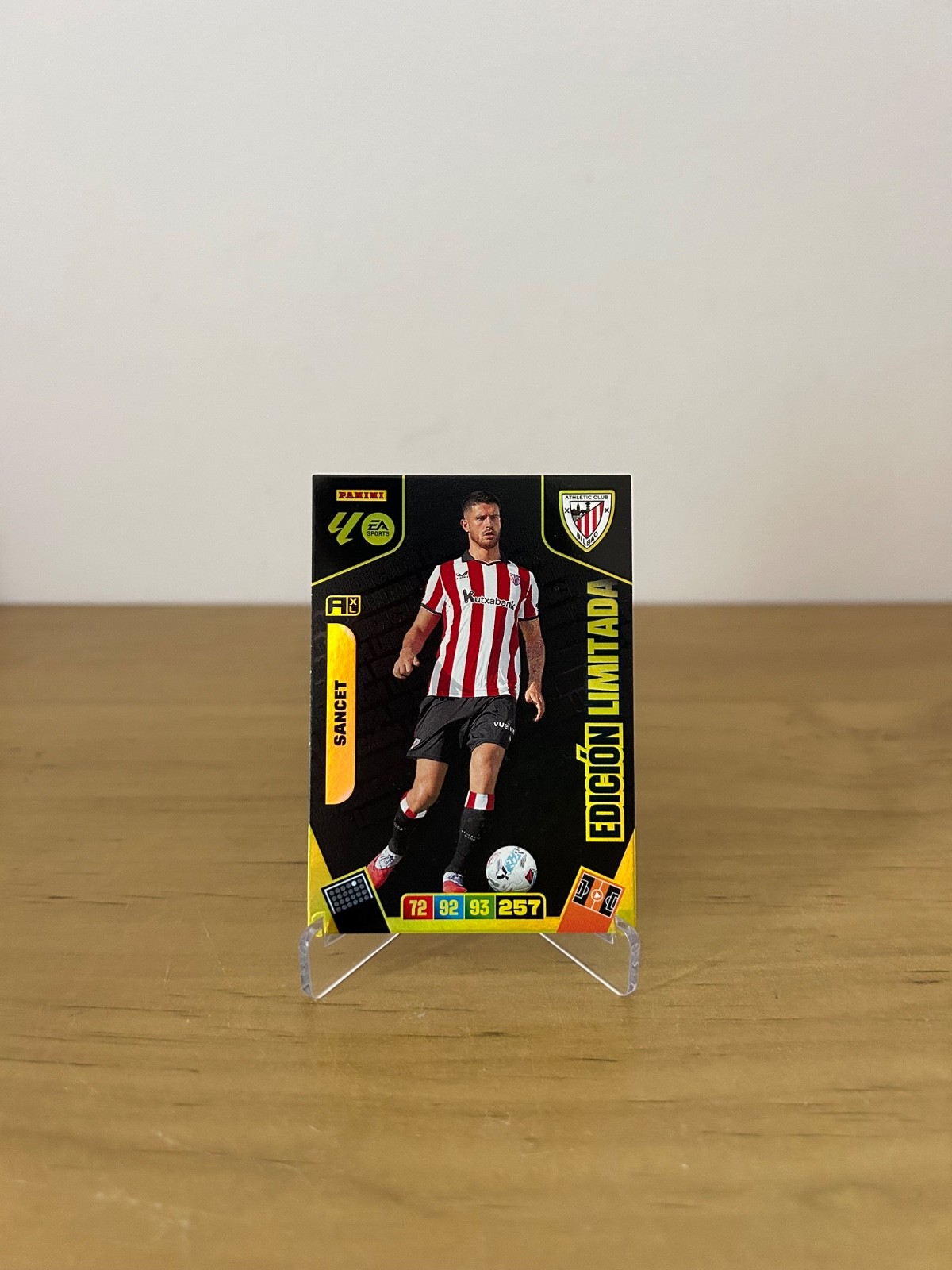Oihan Sancet Edición Limitada Adrenalyn XL LaLiga 2025-26 Panini Athletic Club