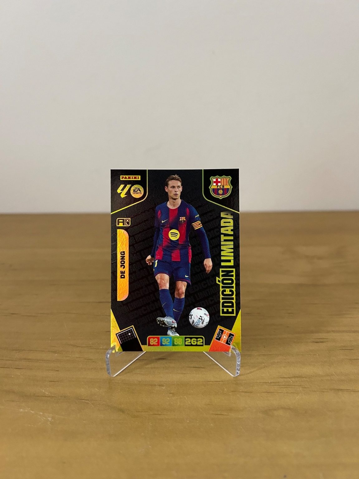 Frenkie de Jong Edición Limitada Adrenalyn XL LaLiga 2025-26 Panini FC Barcelona