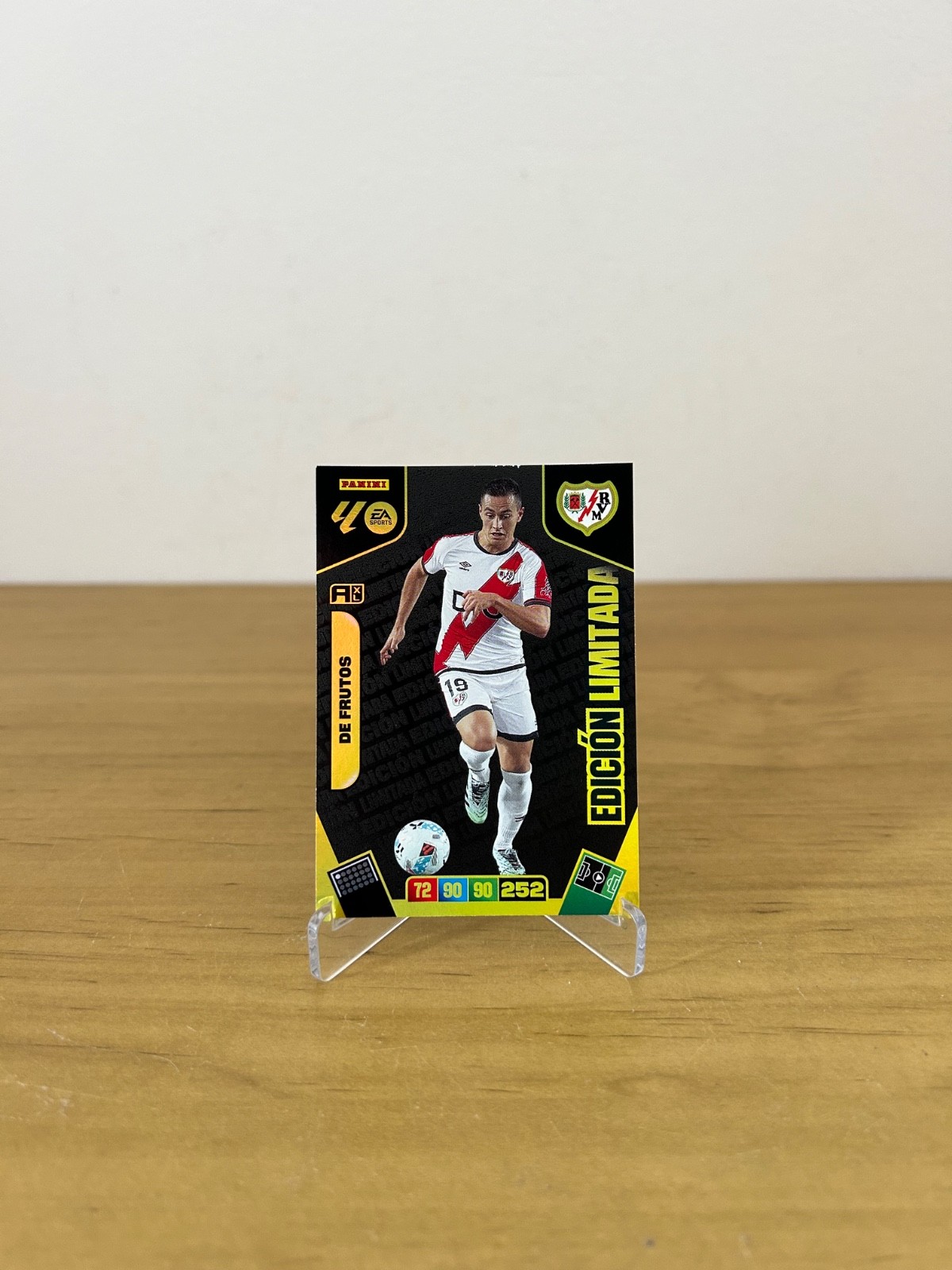 Jorge de Frutos Edición Limitada Adrenalyn XL LaLiga 2025-26 Panini Rayo Vallecano