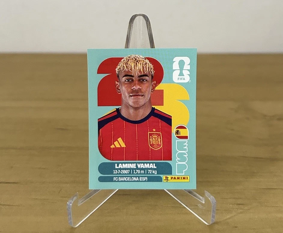 Cromo Lamine Yamal 15 España Panini FIFA World Cup 2026