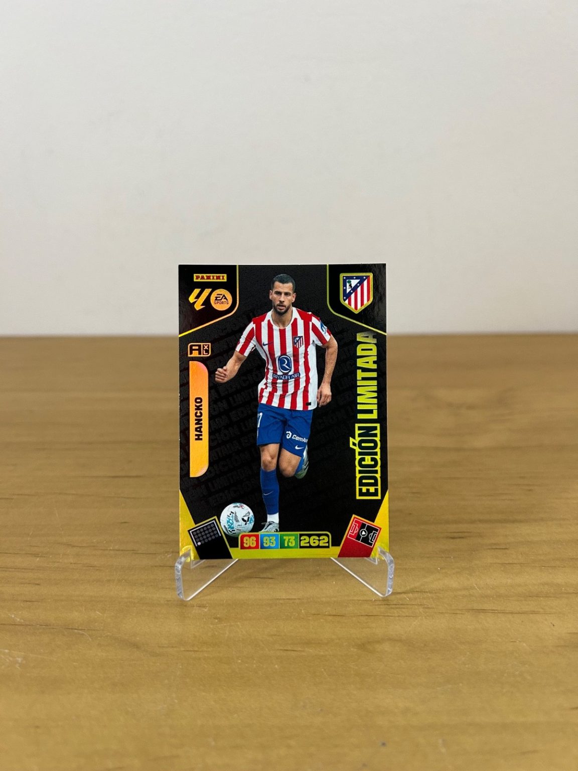 David Hancko Edición Limitada Adrenalyn XL LaLiga 2025-26 Panini Atlético de Madrid