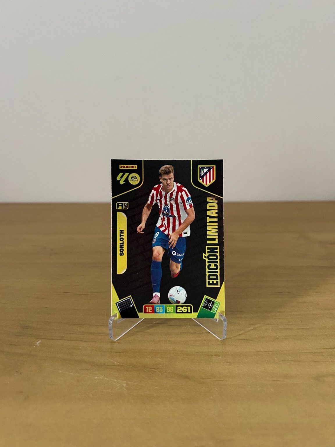Alexander Sørloth Edición Limitada Adrenalyn XL LaLiga 2025-26 Panini Atlético de Madrid