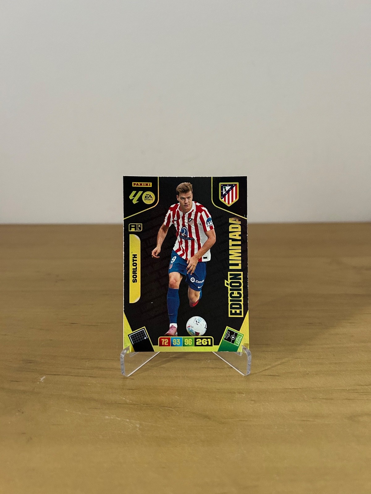 Alexander Sørloth Edición Limitada Adrenalyn XL LaLiga 2025-26 Panini Atlético de Madrid