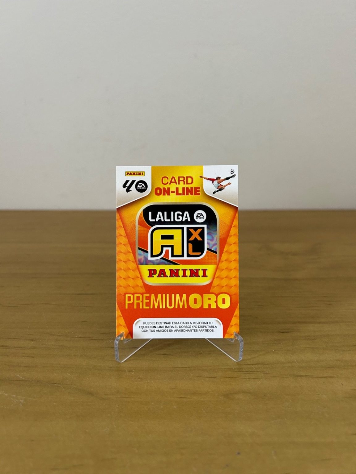 Card Online Premium Oro Edición Limitada Adrenalyn XL LaLiga 2025-26 Panini