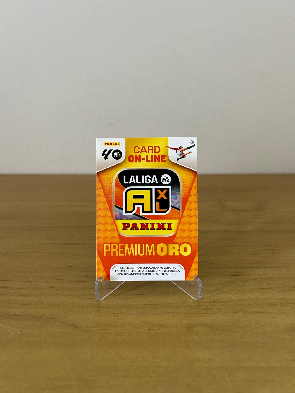 Card Online Premium Oro Edición Limitada Adrenalyn XL LaLiga 2025-26 Panini