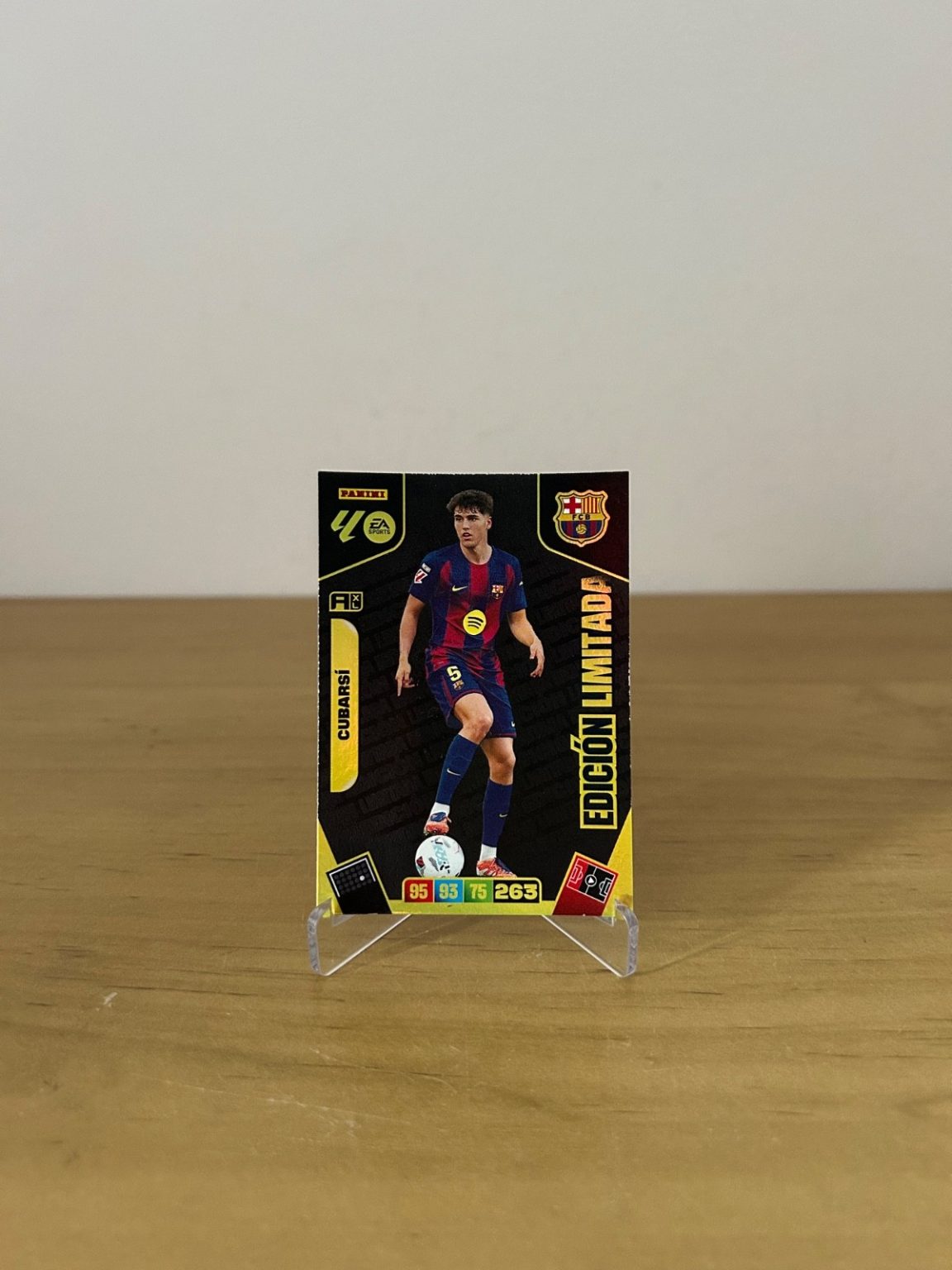 Pau Cubarsí Edición Limitada Adrenalyn XL LaLiga 2025-26 Panini FC Barcelona