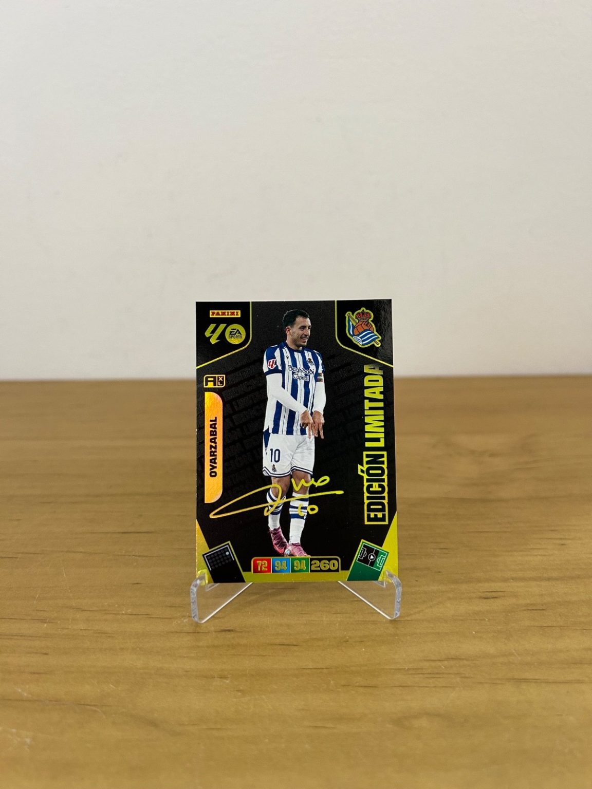 Mikel Oyarzabal Edición Limitada Firmada Adrenalyn XL LaLiga 2025-26 Panini Real Sociedad