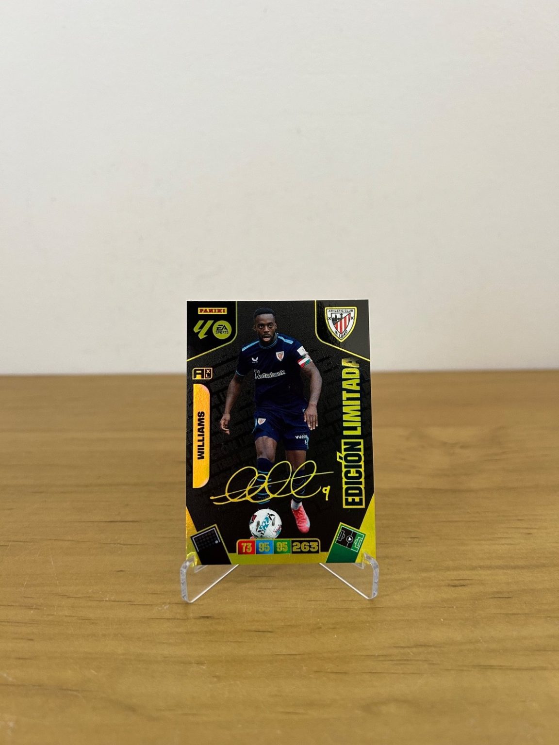 Iñaki Williams Edición Limitada Firmada Adrenalyn XL LaLiga 2025-26 Panini Athletic Club