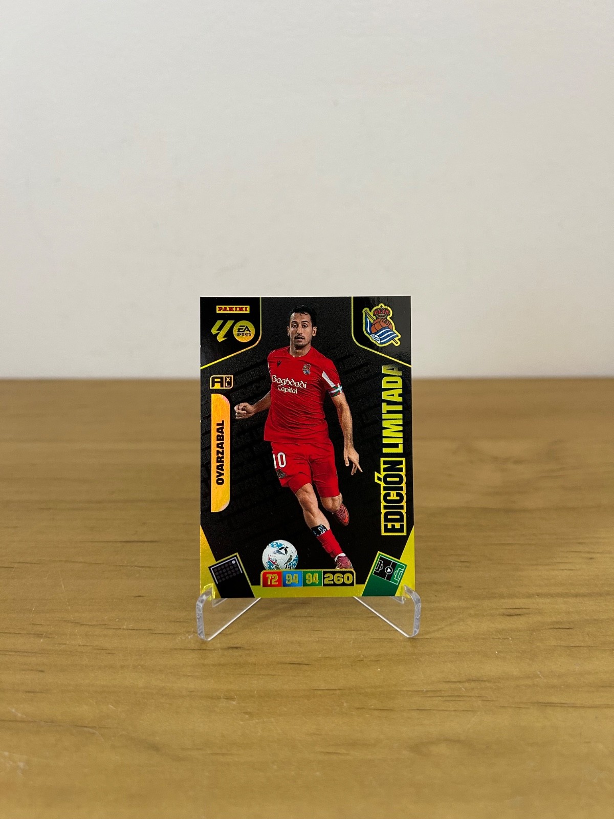 Mikel Oyarzabal Edición Limitada Adrenalyn XL LaLiga 2025-26 Panini Real Sociedad
