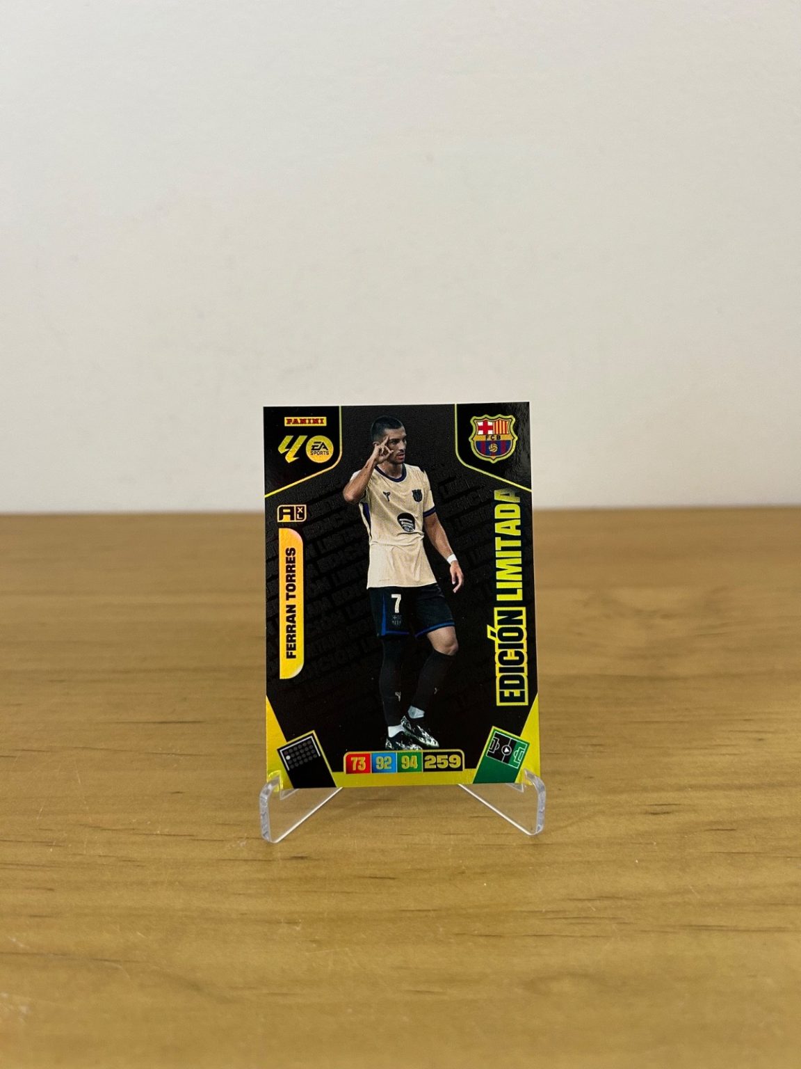 Ferran Torres Edición Limitada Adrenalyn XL LaLiga 2025-26 Panini FC Barcelona