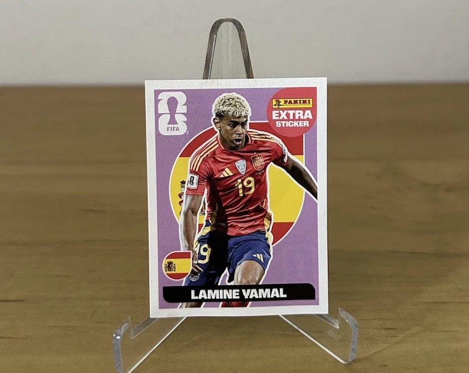 Extra Sticker Rosa Lamine Yamal Panini FIFA World Cup 2026