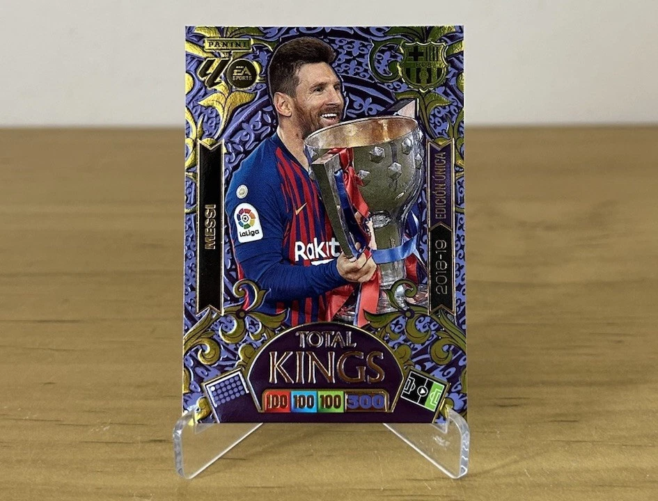 Carta Lionel Messi Total Kings Balón de Oro 2018-19 Adrenalyn XL 2025-26