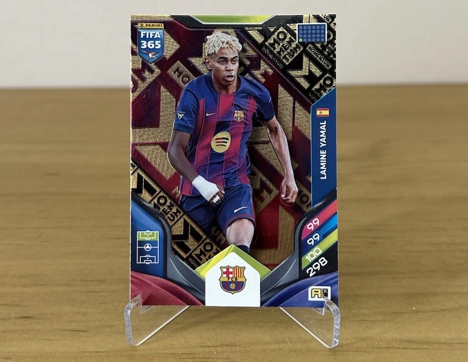 Carta Lamine Yamal Momentum FC Barcelona Panini Adrenalyn FIFA 365 2026