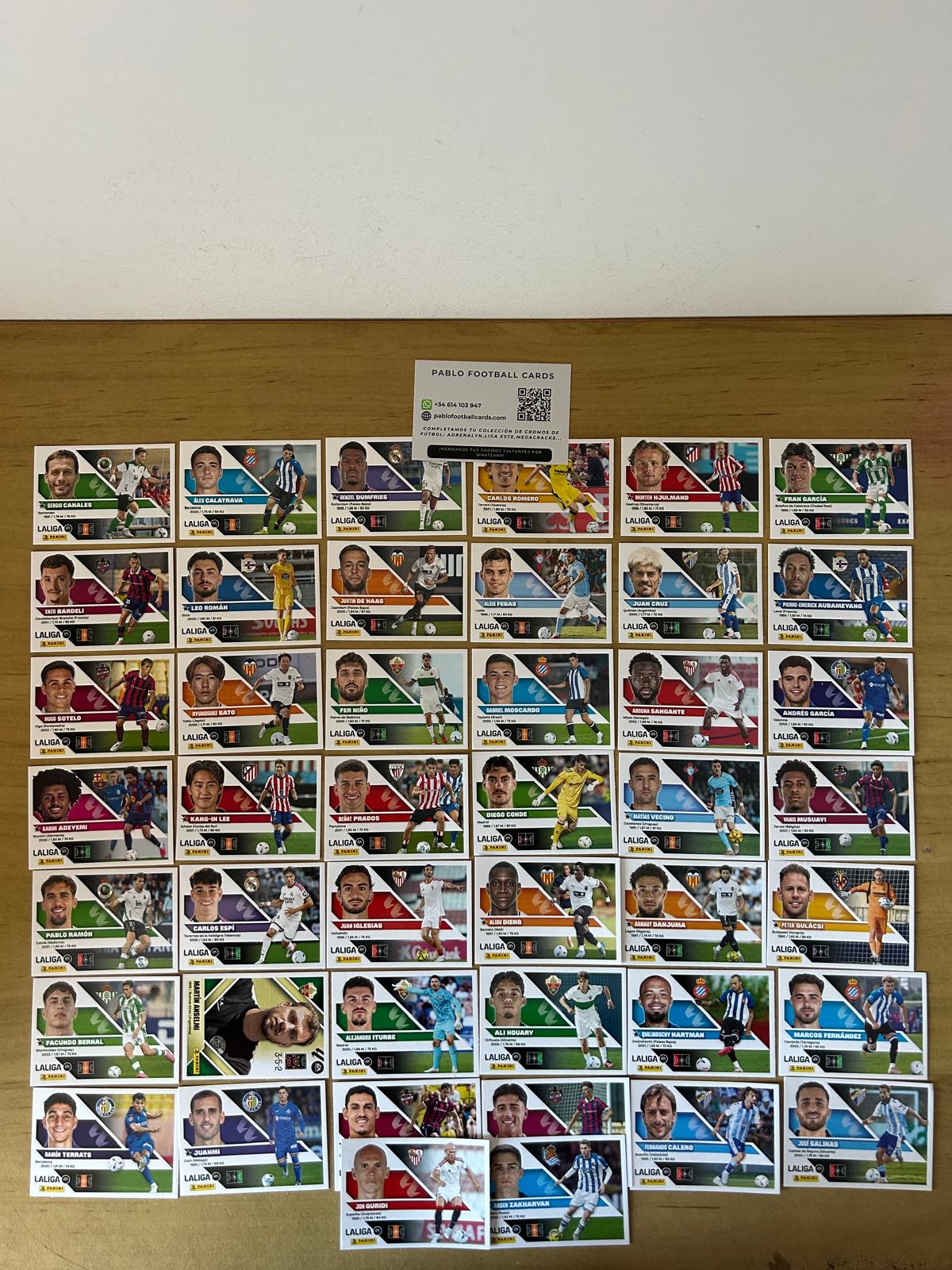 Lote Completo 44 Cromos Segunda Edición - LaLiga Este 2026-27 Panini