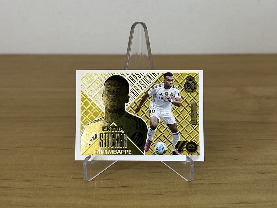 Kylian Mbappe Extra Sticker Oro LaLiga Este 2026-27 Panini Real Madrid