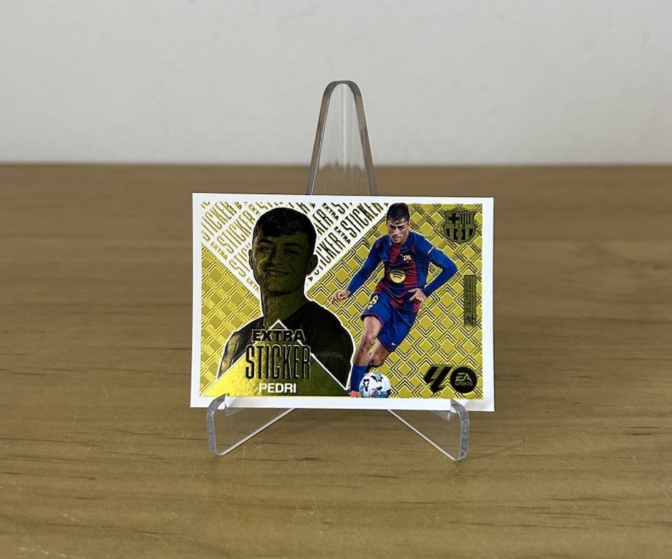 Pedri Extra Sticker Oro LaLiga Este 2026-27 Panini FC Barcelona
