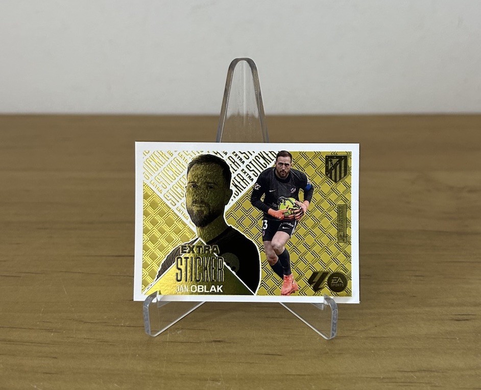 Jan Oblak Extra Sticker Oro LaLiga Este 2026-27 Panini Atletico de Madrid