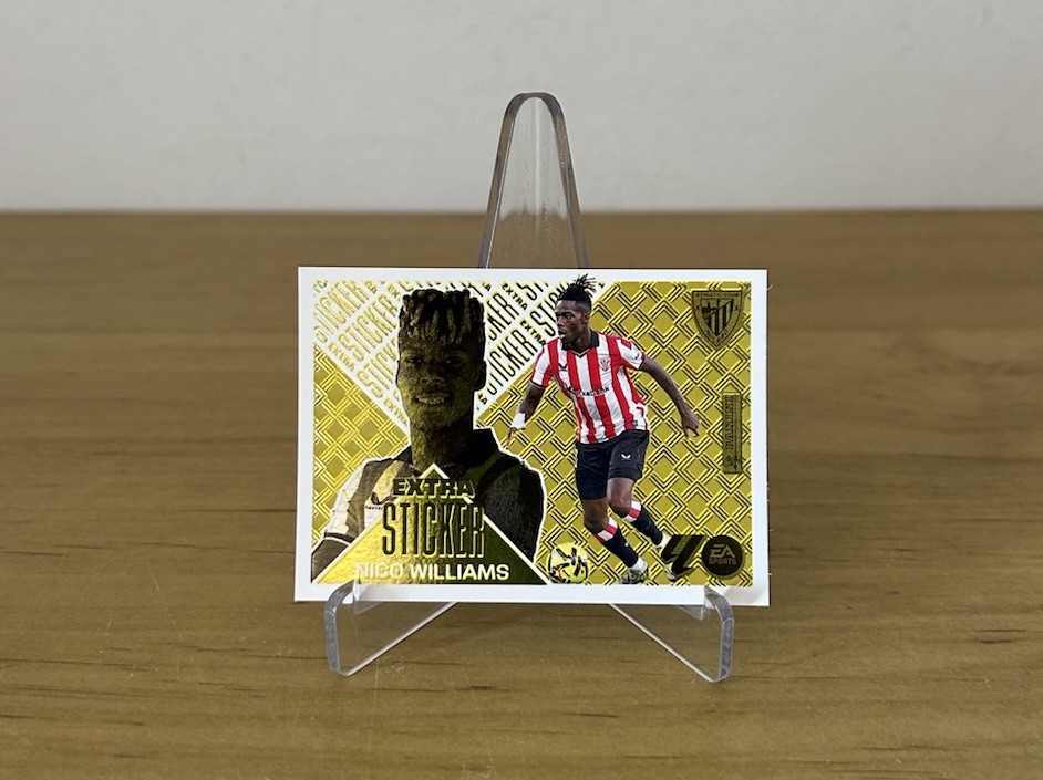 Nico Williams Extra Sticker Oro LaLiga Este 2026-27 Panini Athletic Club