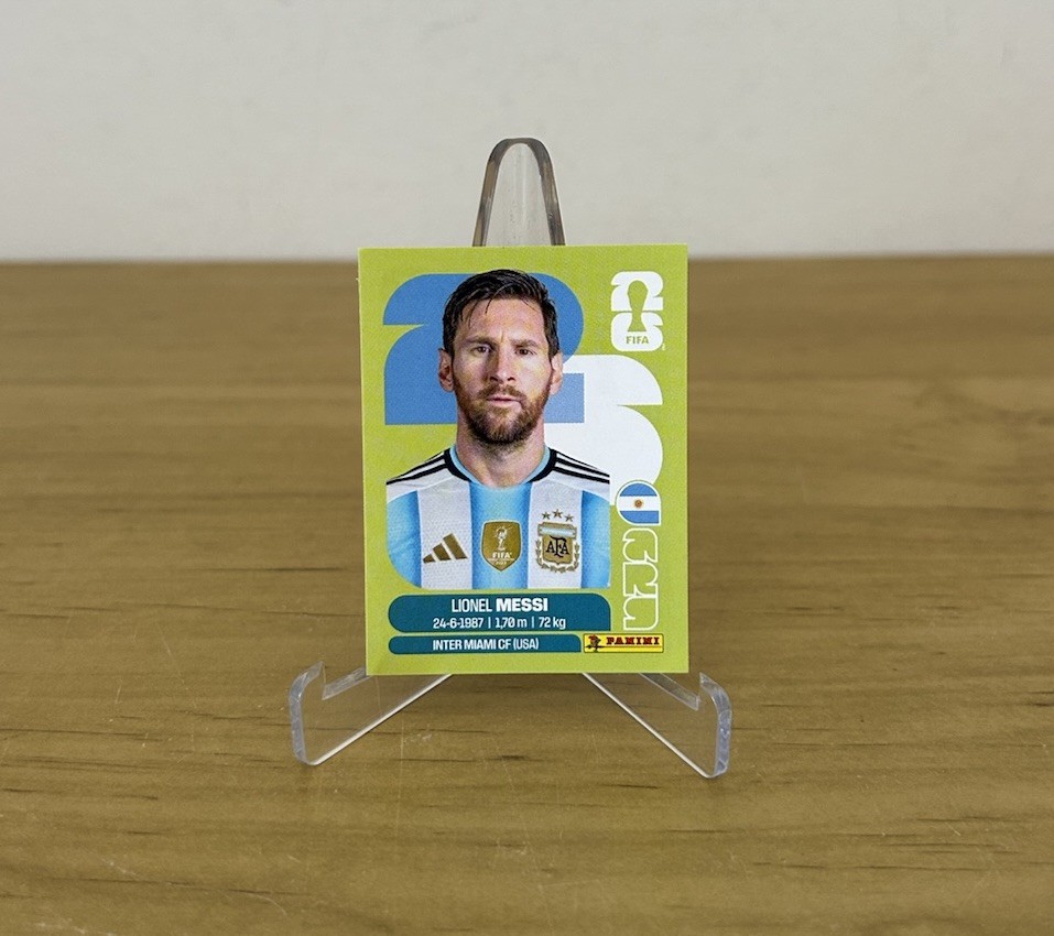 Lionel Messi Argentina 17 United Edition Swiss FIFA World Cup 2026 Panini
