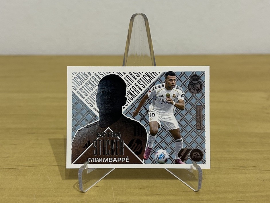 Kylian Mbappe Extra Sticker Plata LaLiga Este 2026-27 Panini Real Madrid