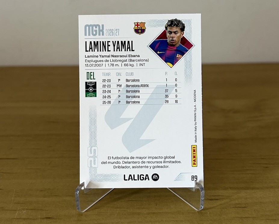 Reverso Lamine Yamal base 89 Megacracks 2026-27