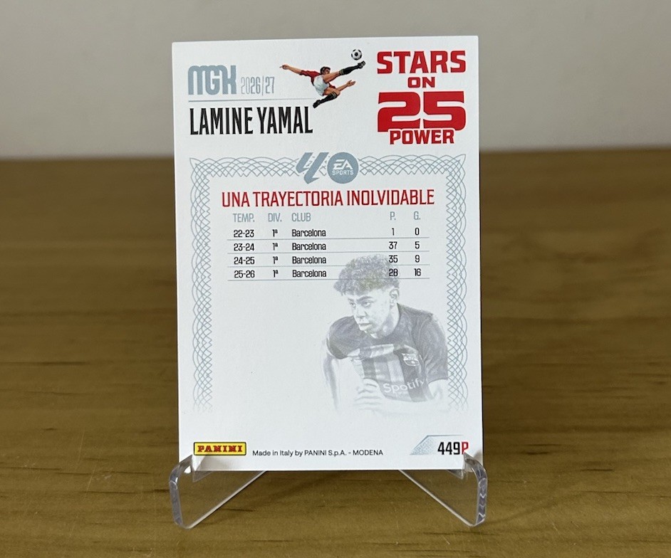 Reverso Lamine Yamal Stars On 25 Power 449P Megacracks 2026-27