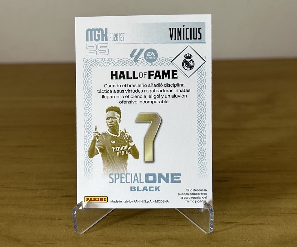Reverso Vinicius Special One Black Megacracks 2026-27