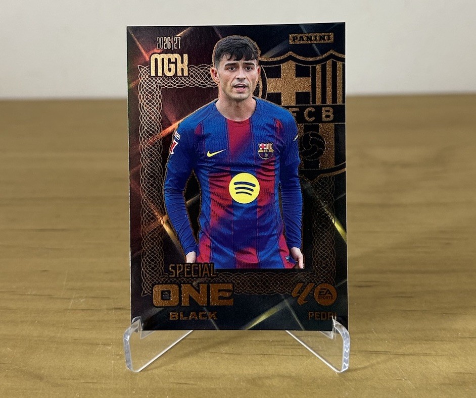 Pedri Special One Black Megacracks LaLiga 2026-27 Panini FC Barcelona