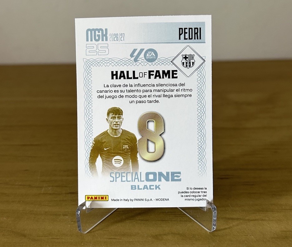 Reverso Pedri Special One Black Megacracks 2026-27