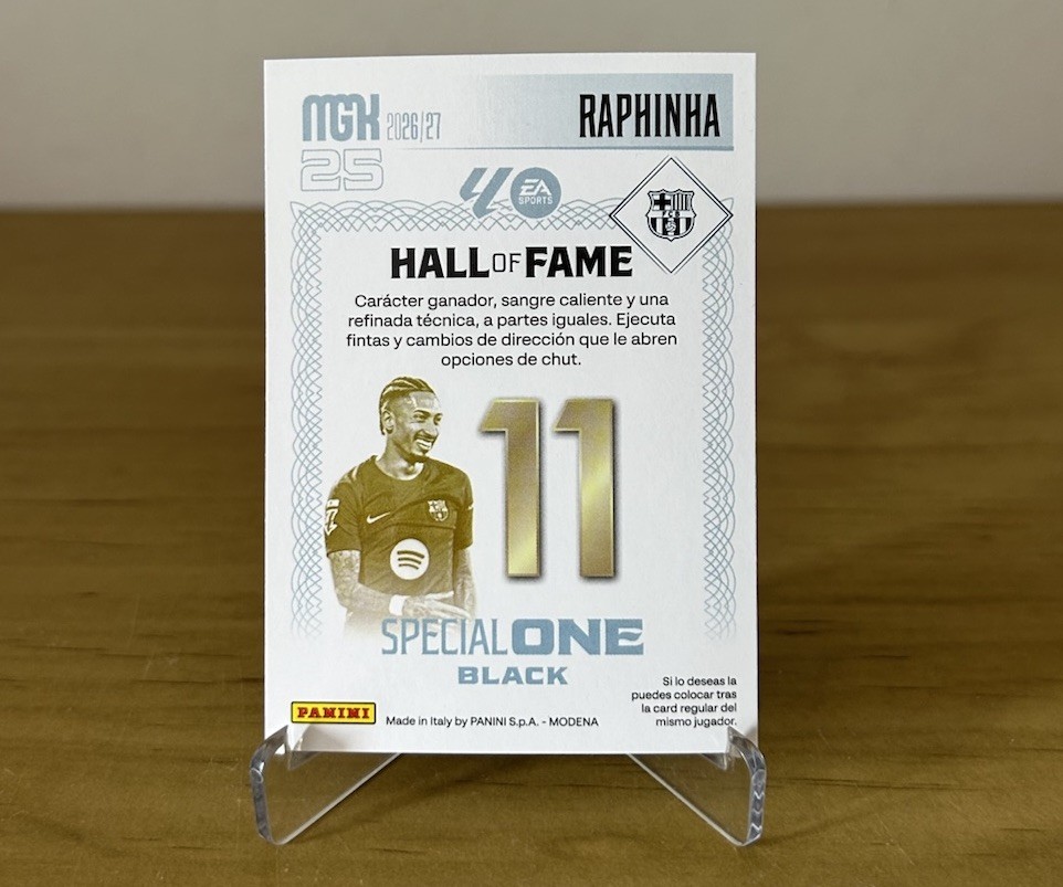 Reverso Raphinha Special One Black Megacracks 2026-27