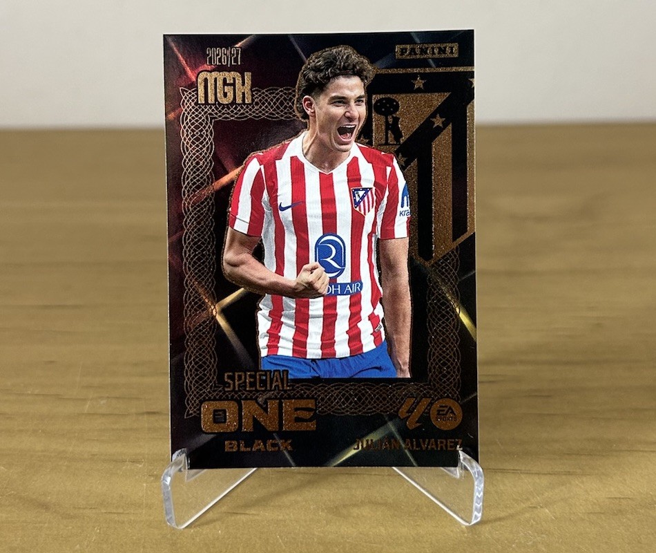 Julian Alvarez Special One Black Megacracks LaLiga 2026-27 Panini Atletico de Madrid