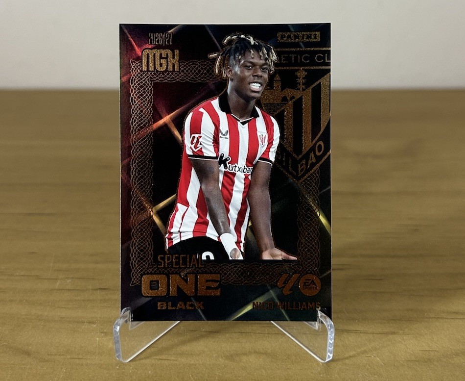 Nico Williams Special One Black Megacracks LaLiga 2026-27 Panini Athletic Club