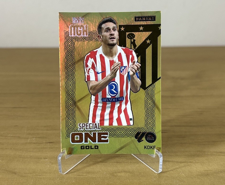 Koke Special One Gold Megacracks LaLiga 2026-27 Panini Atletico de Madrid