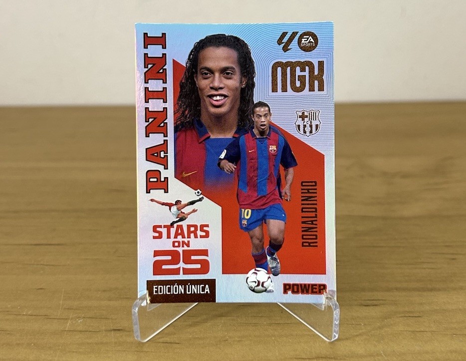 Ronaldinho Stars On 25 Power 436P Megacracks LaLiga 2026-27 Panini FC Barcelona