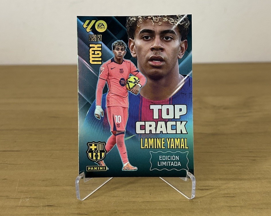 Lamine Yamal Top Crack Edicion Limitada Megacracks LaLiga 2026-27 Panini