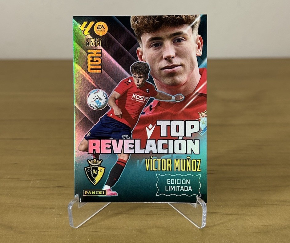 Victor Munoz Top Revelacion Edicion Limitada Megacracks LaLiga 2026-27 Panini Osasuna