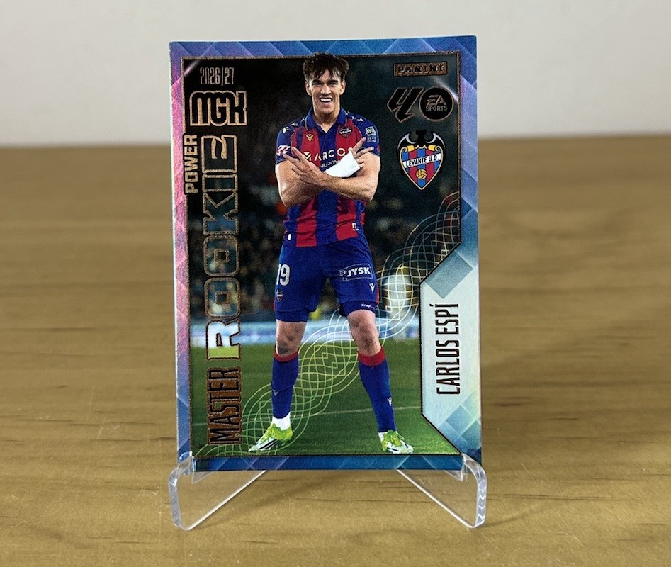 Carlos Espi Master Rookie Power 408P Megacracks LaLiga 2026-27 Panini Levante